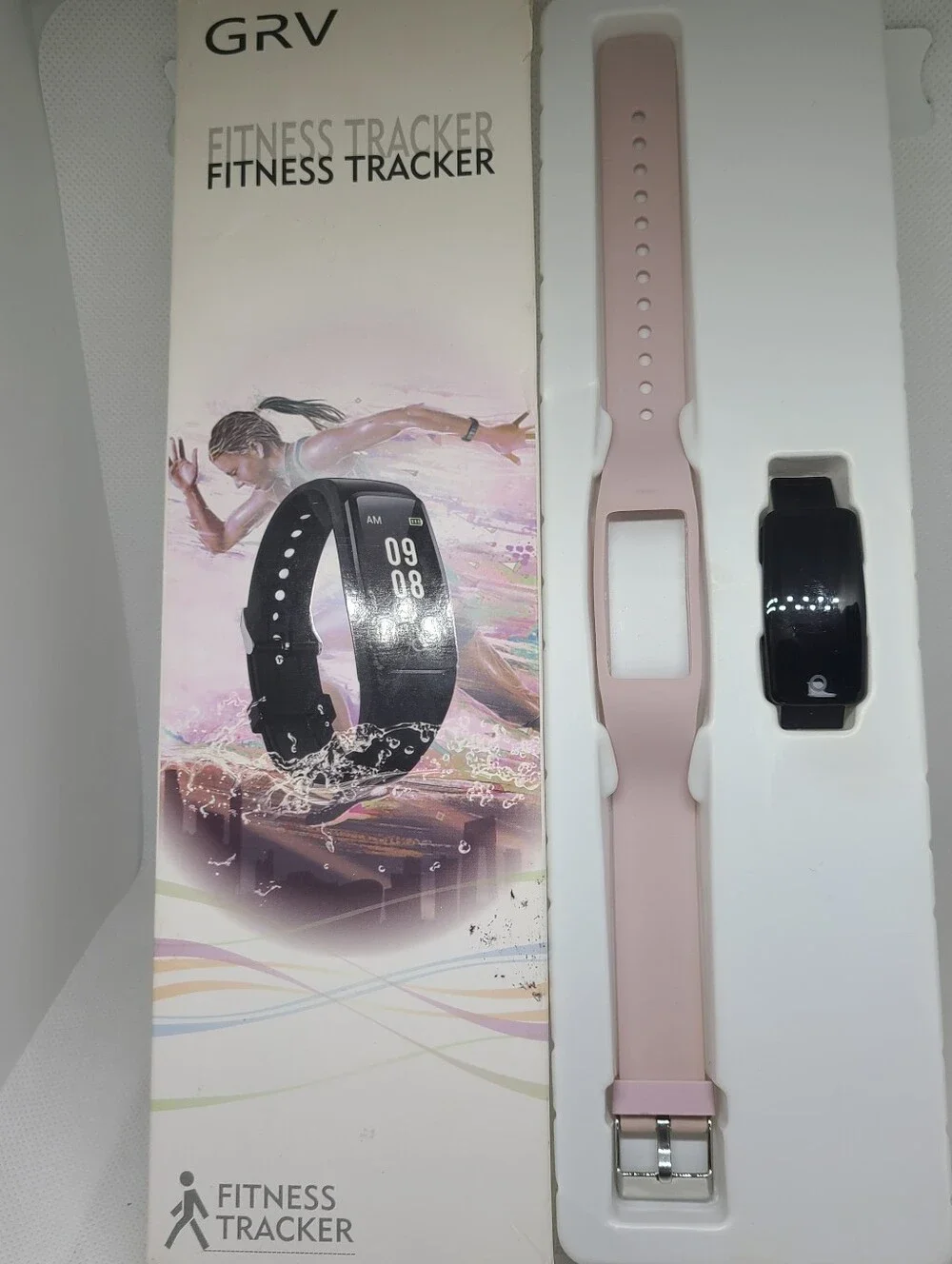 Fitness Tracker Non Bluetooth Fitness Watch Waterproof Pedometer - Pink